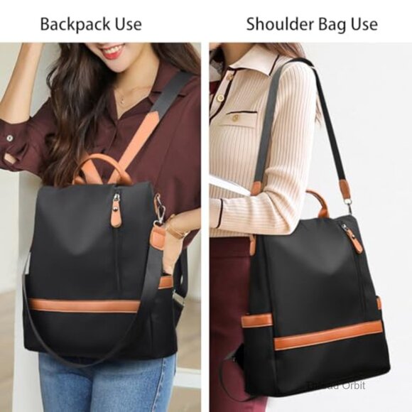 Anti-Theft Mini Backpack Purse, Water-Resistant Oxford, Adjustable Strap main image 4